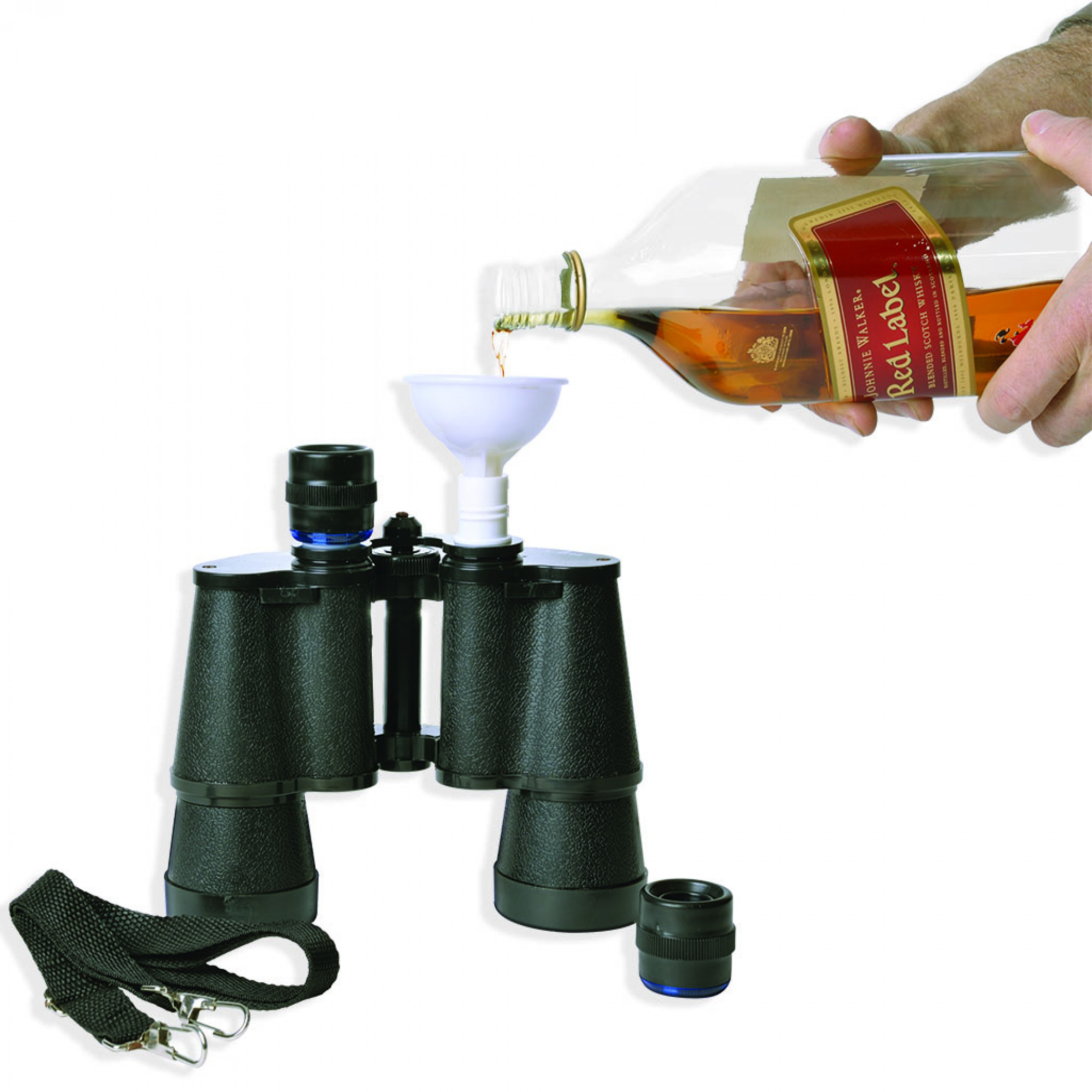 Double Barreled Binocular Flask